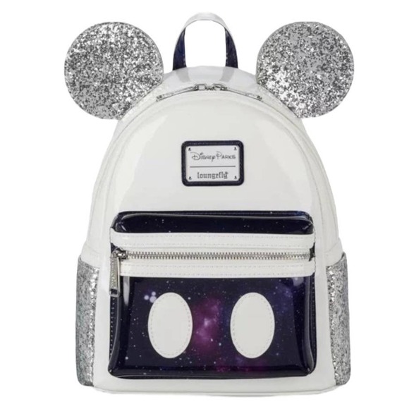 Disney's Main Attraction Space Mountain Loungefly Mini Backpack - Picture 1 of 10